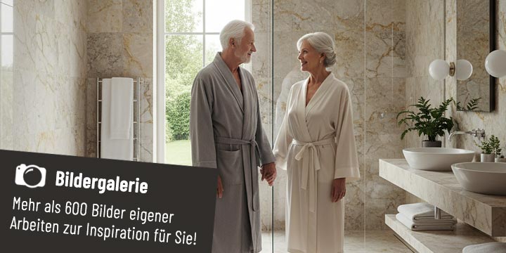 Antikmarmor im Badezimmer