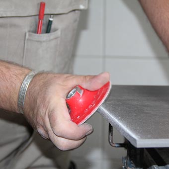 Fliesenverlegung in Bürogebäuden